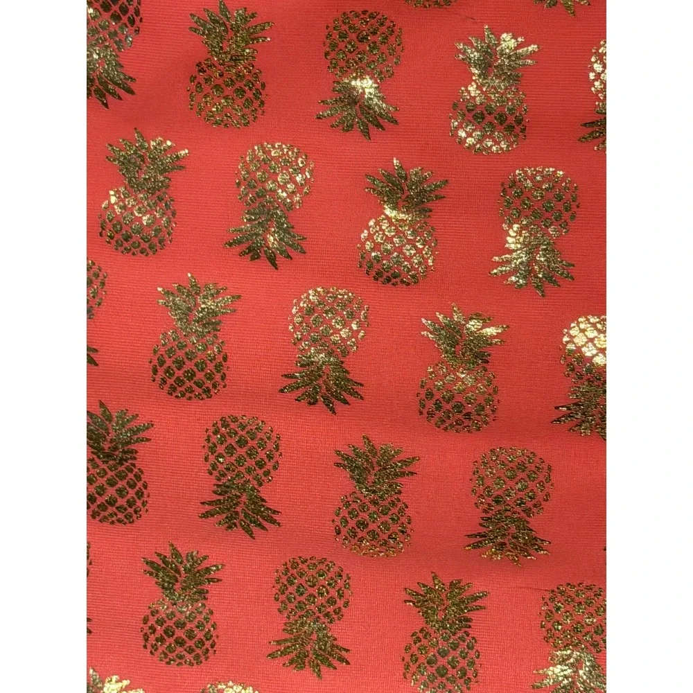 Real Love Girls Pink Gold Pineapple Tankini Swimsuit 2 Piece Set‎ 24M NEW